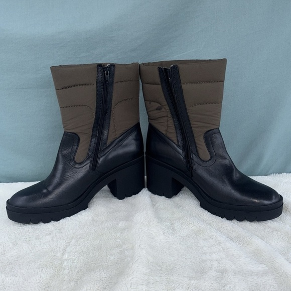 NWOT Fly London Black Mid Calf Boots EU 42 - Picture 2 of 11